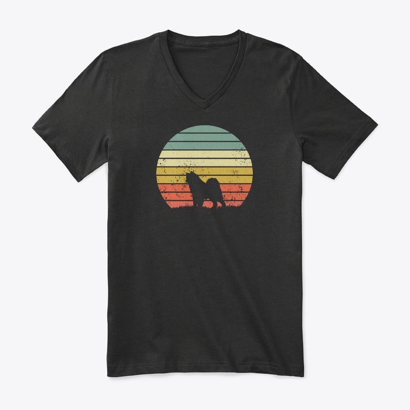 Samoyed Dog Lover Retro Sunset Vintage