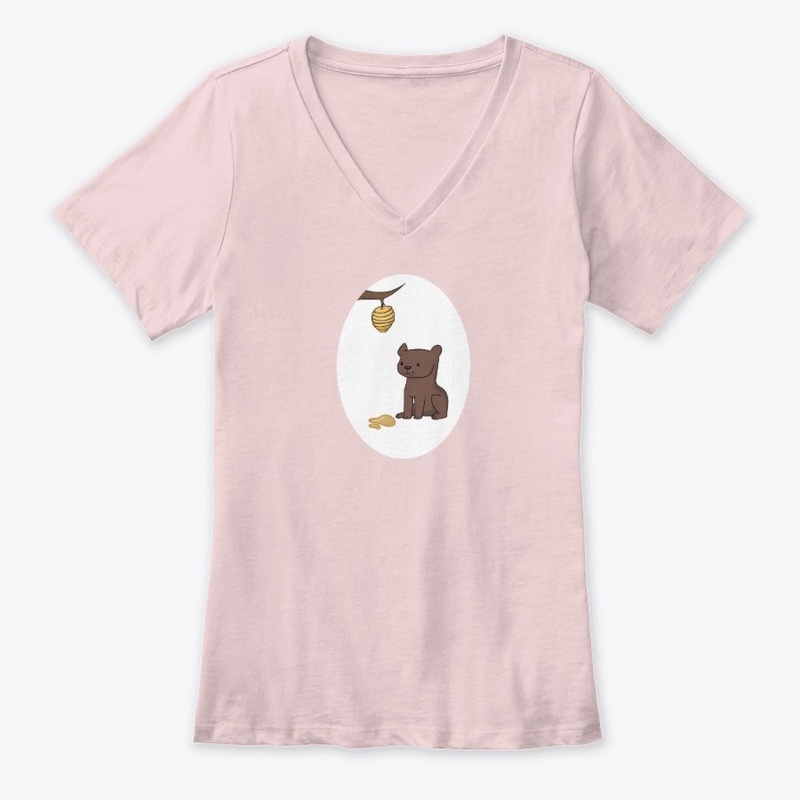 Women's Honey Bear Premium V-Neck