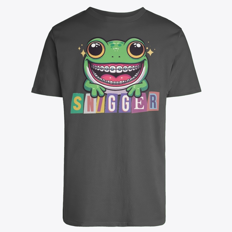 T-shirt with cartoon frog 