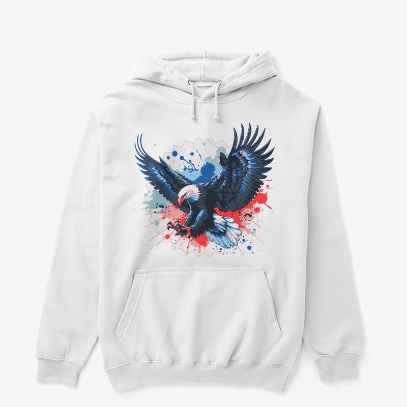 Fierce American Bald Eagle Patriotic 