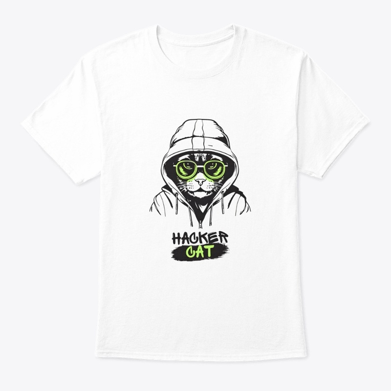 Hacker Cat: The Cyber Cool Tee