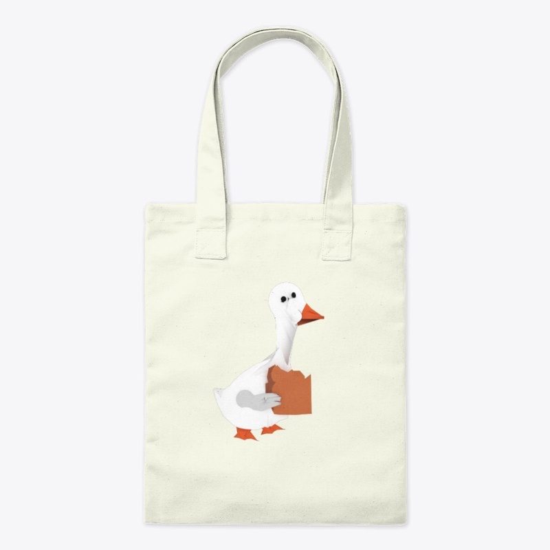 Goose Eating Bread (Custom Design)