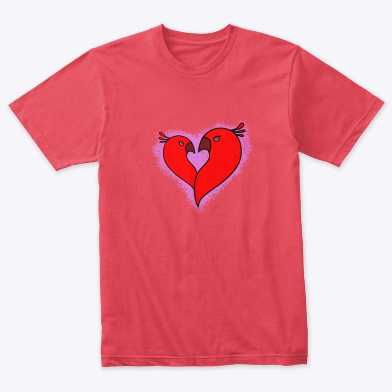Love Birds Heart