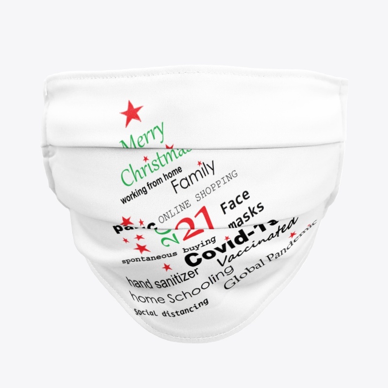 Christmas Cloth Face Mask Covid-19 2021