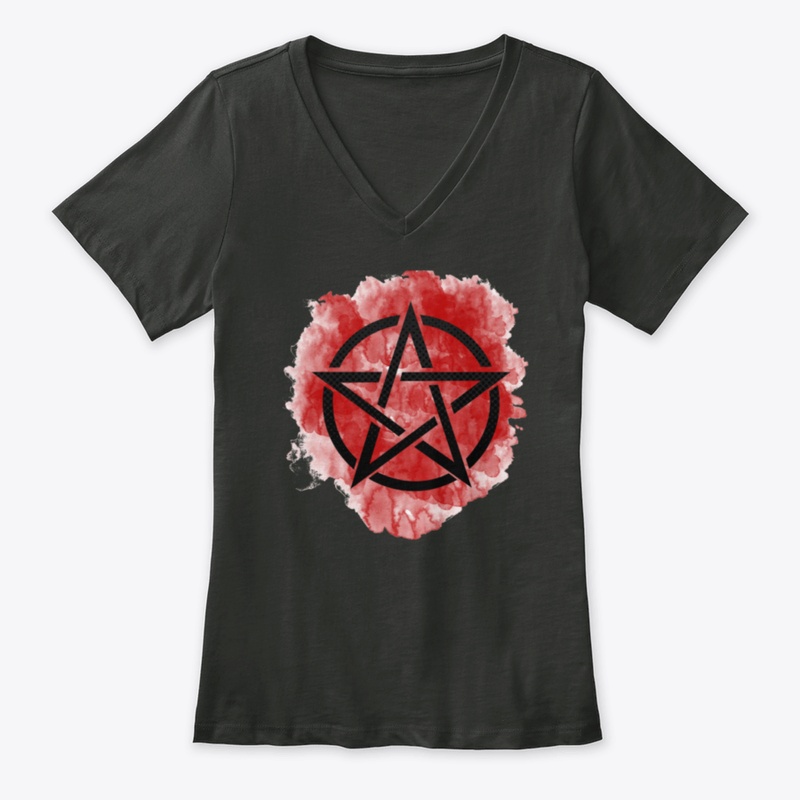 Black Pentagram In Bloody Stain Mqr3x