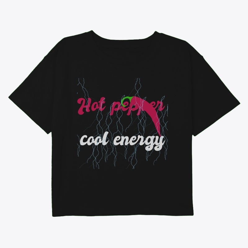 Hot Pepper, Cool Energy typography 