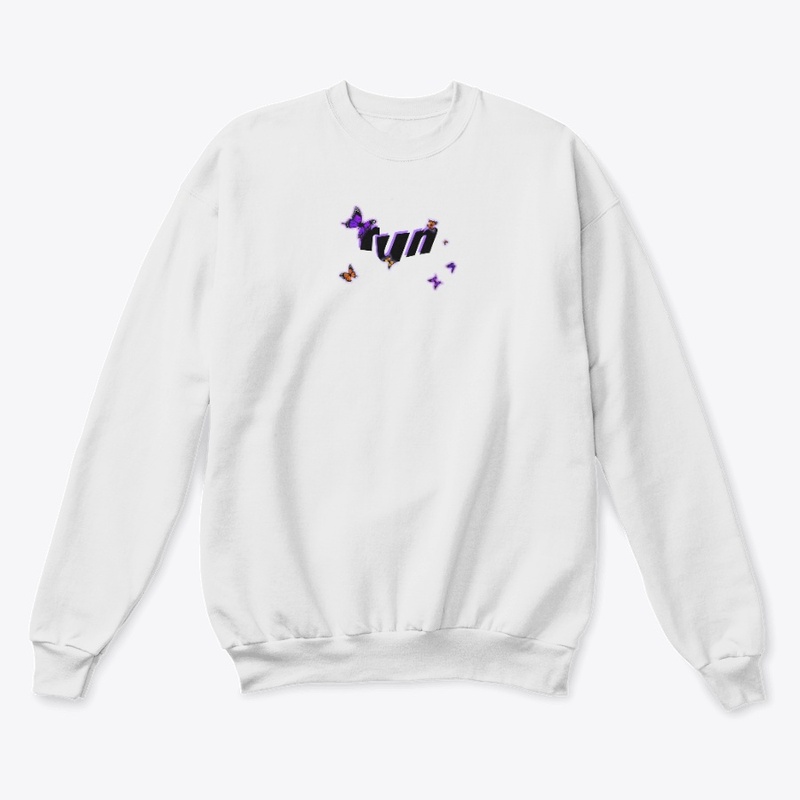 RUN "butterflies" tee