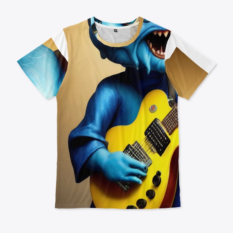 Strange Creature Jamming on Guitar