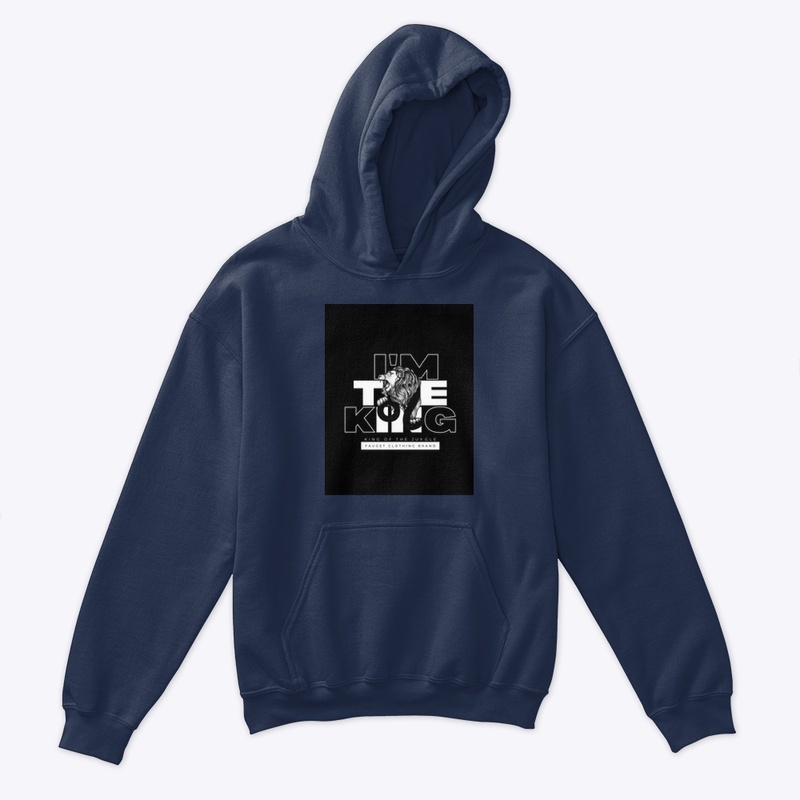 Unisex Hoodie for mens Printed Lion 