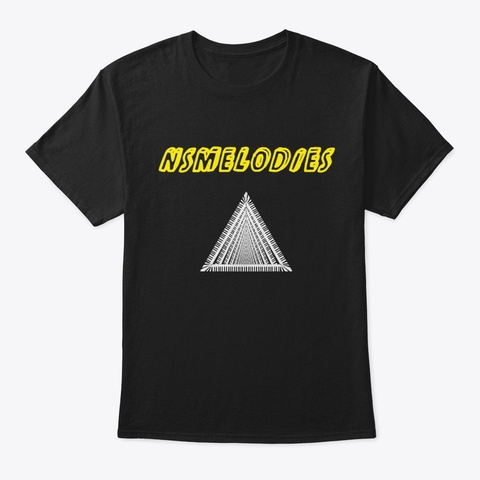 Nsmelodies T Shirt Black Maglietta Front