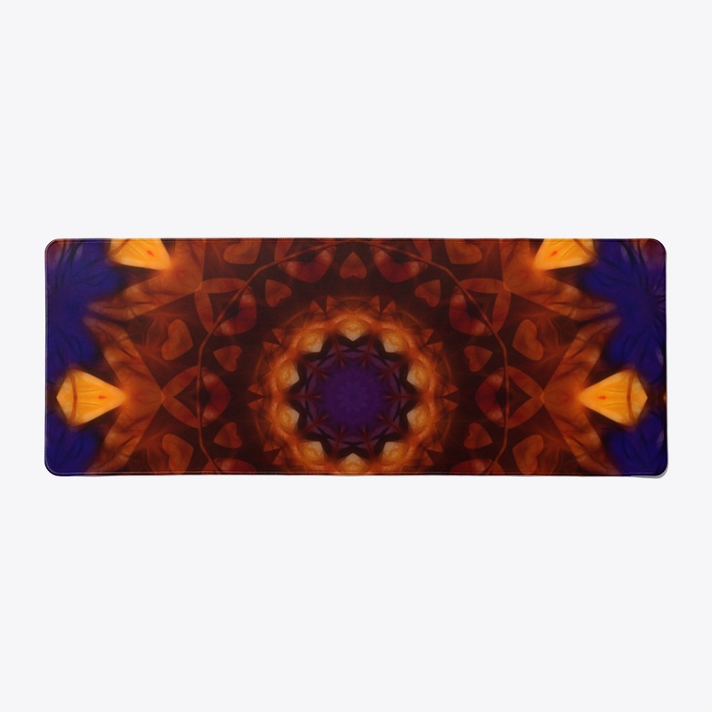 Blue Orange Kaleidoscsope
