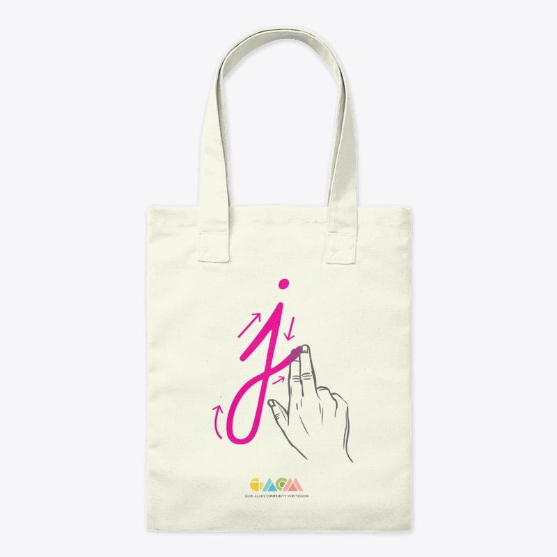 Montessori - Cursive Tracing, Letter "j"