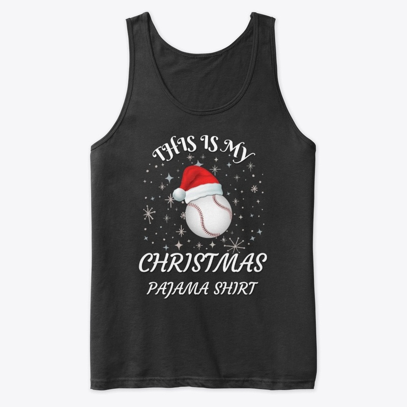 Baseball Lover Christmas Pajama Shirt 