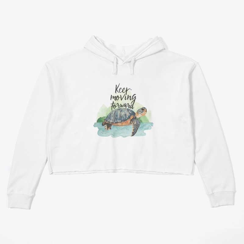 Keep moving forward  with turtle image
