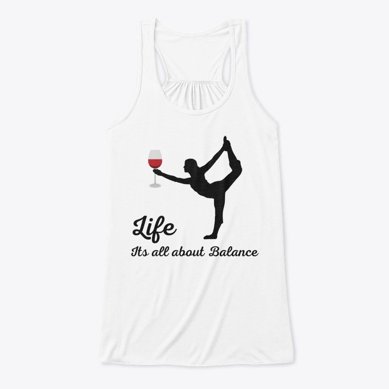 yoga + wine - life is all about balance