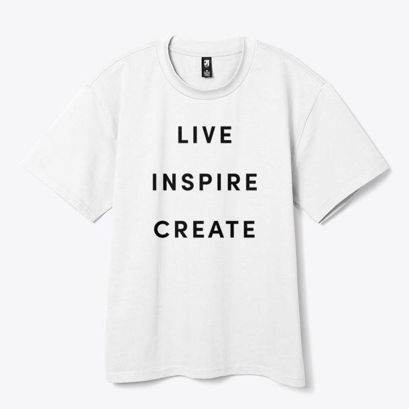 LIVE • INSPIRE • CREATE – Light Mode Tee