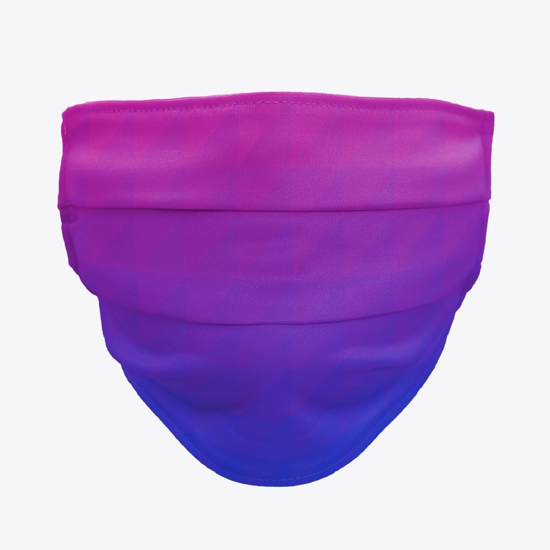 Purple to Blue Face Mask