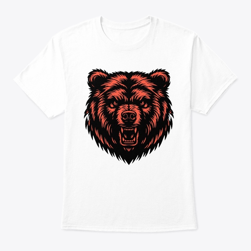 Fierce Bear Head Design