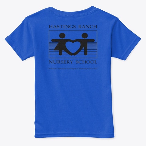 Limited Edition Hrns Logo Wear   Masked Royal  Camiseta Back