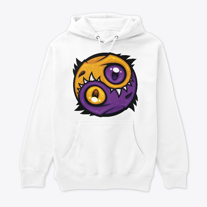 Gold and Purple Yin Yang Dragons