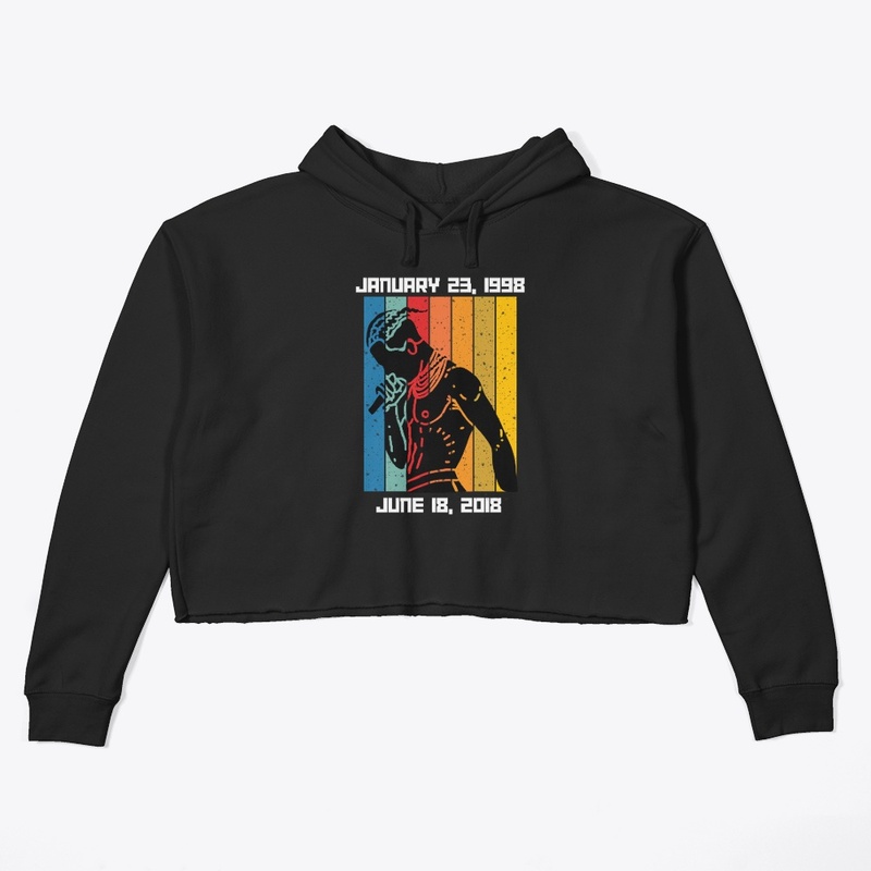 Retro X Rapper Womens Hoodie.