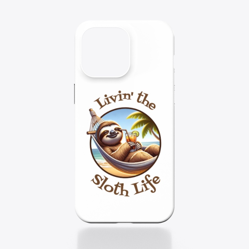 Livin' The Sloth Life Lazy Beach Summer 
