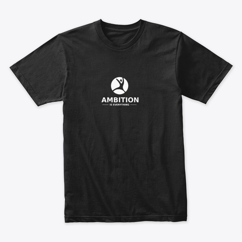 Ambition is Everything White Logo