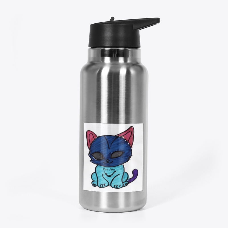 Div Jen 32oz Stainless Water Bottle