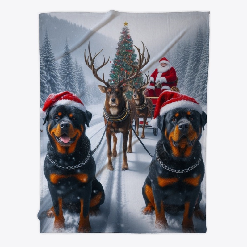 Rottweilers & Santa
