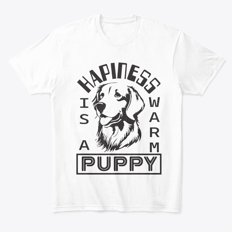 Happiness is a warm puppy design