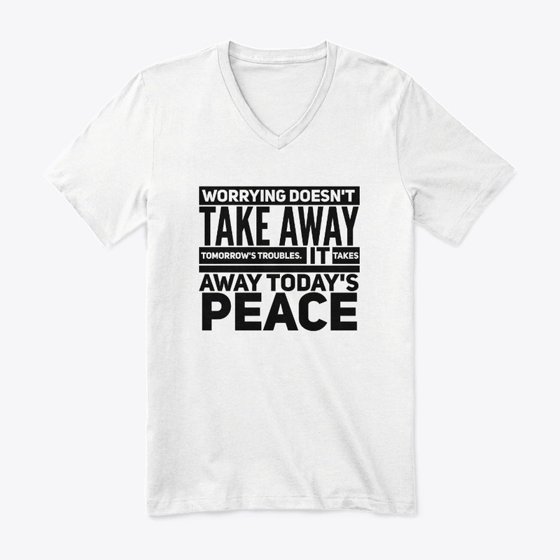 Worrying troubles peace black