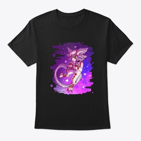 Spacecat Black T-Shirt Front