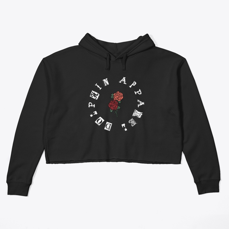 Dolphin Apparel Rose Cropped Hoodie 