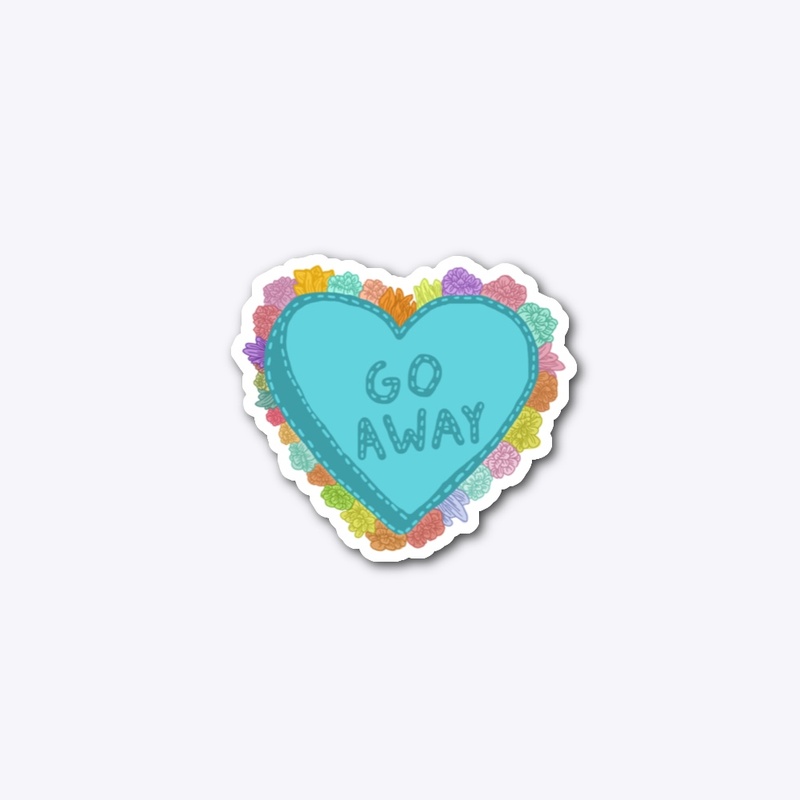 Candy Heart Sticker