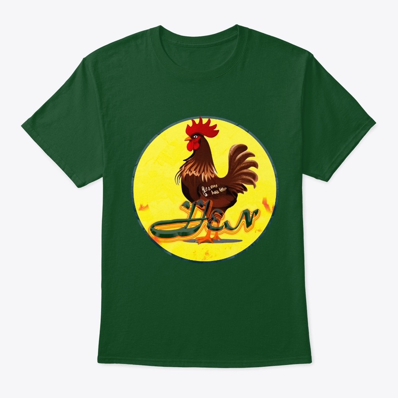 T-shirt Design Hen 