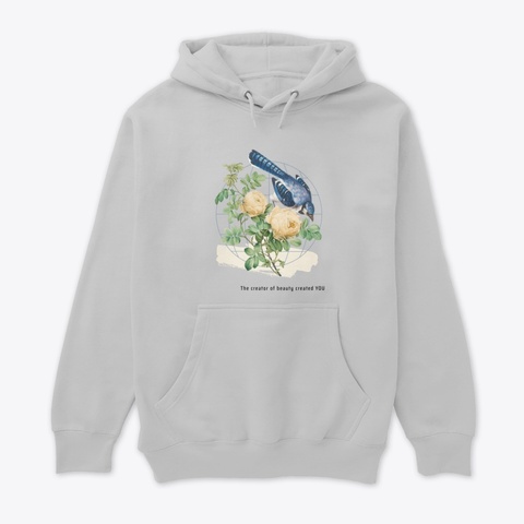 Creator Of Beauty Athletic Heather T-Shirt Front