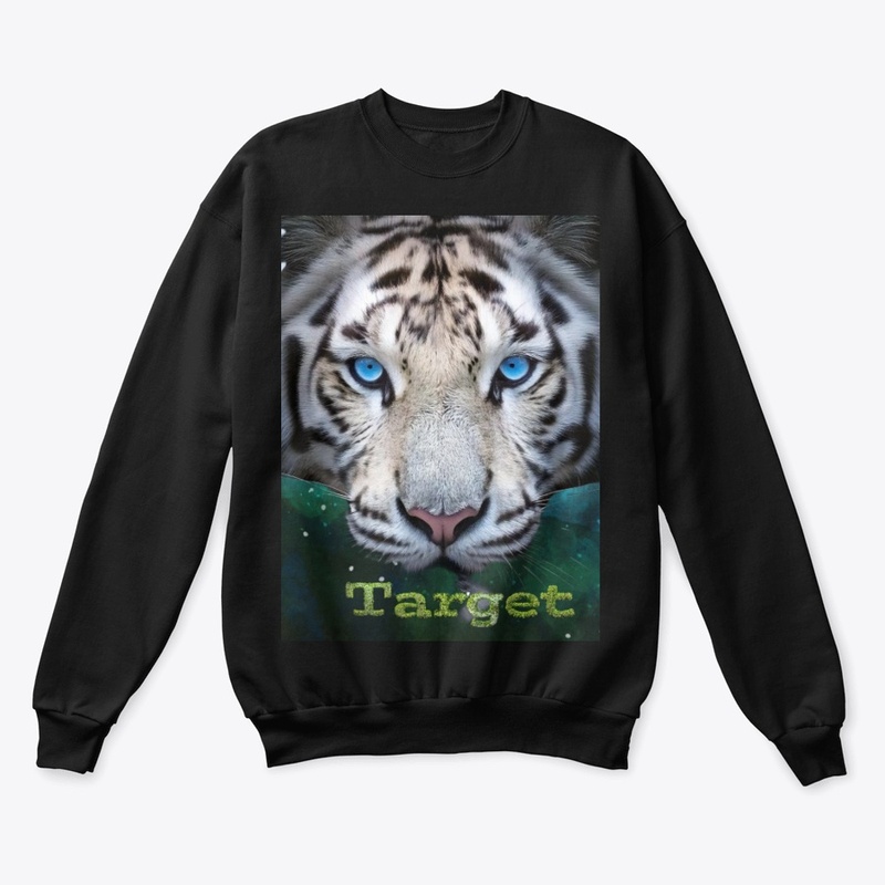 Snarling white Tiger Target