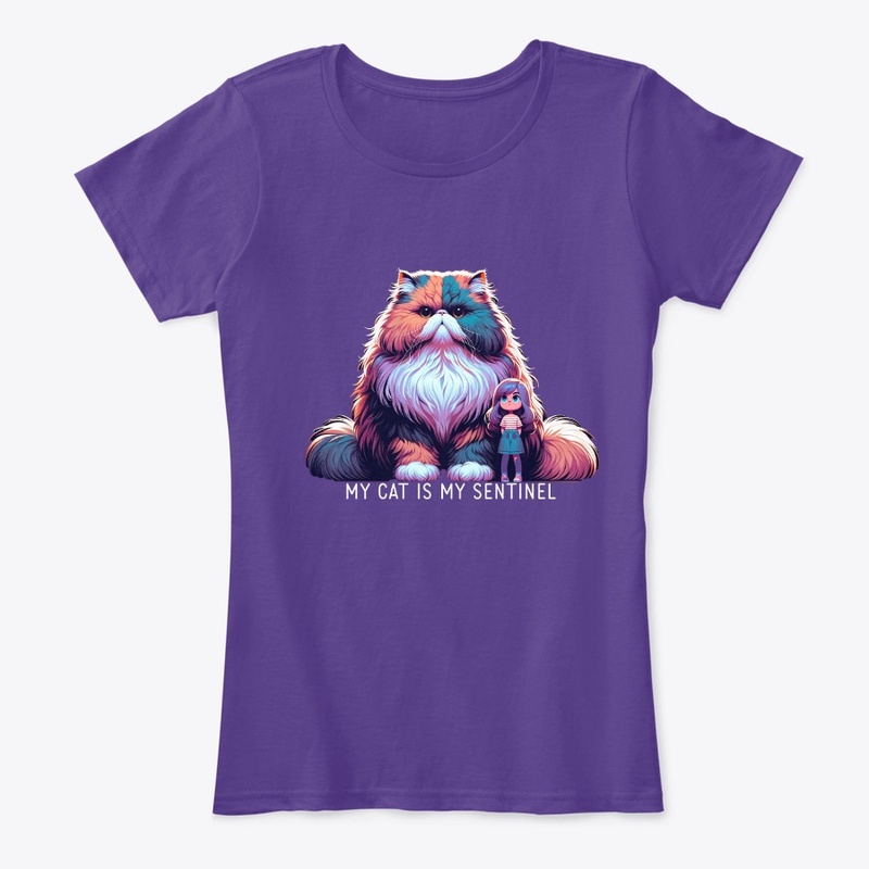 My Cat Is My Sentinel Multicolor