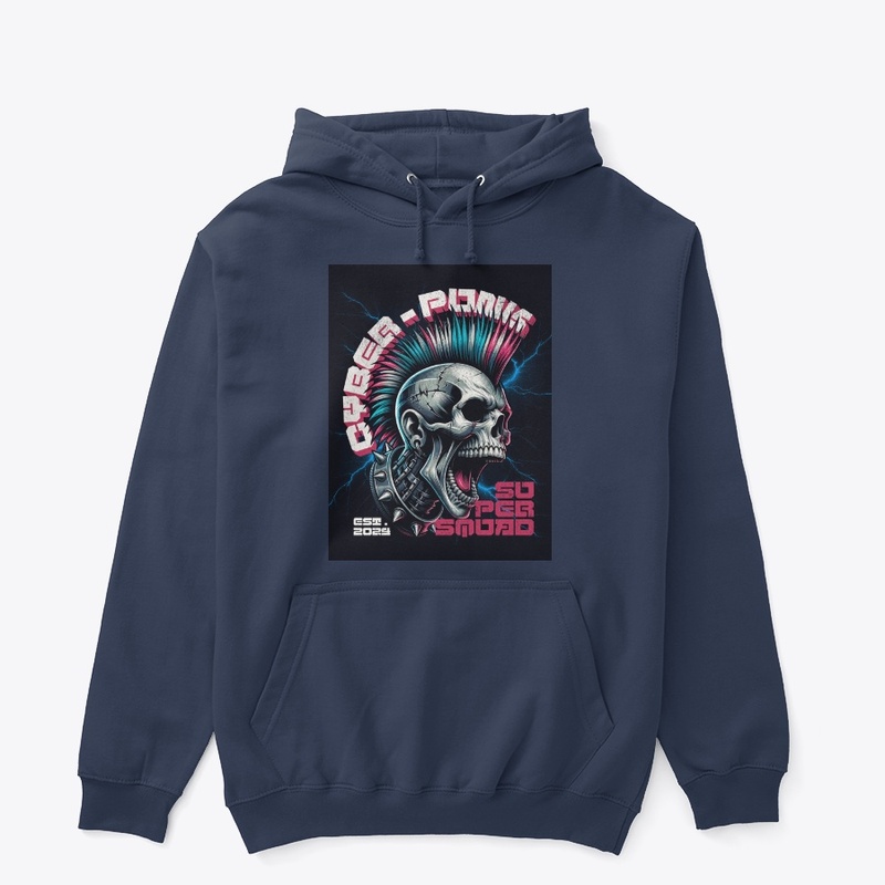 T Shirt Cyber Punk Skull