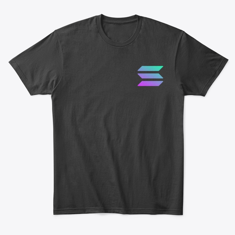Solana SOL $SOL Crypto Logo Shirt