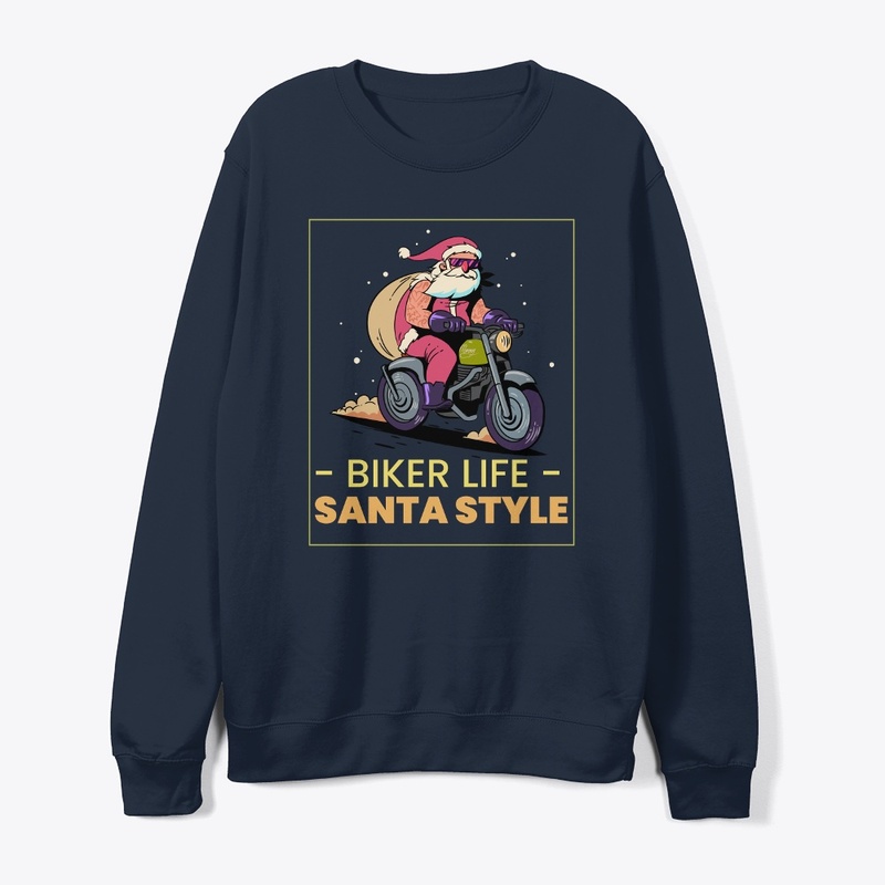 Biker Life Santa Style
