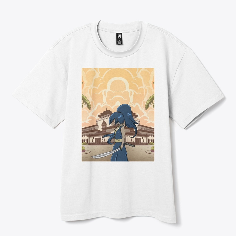 Anime Warrior Tee - Bold Village Graphic