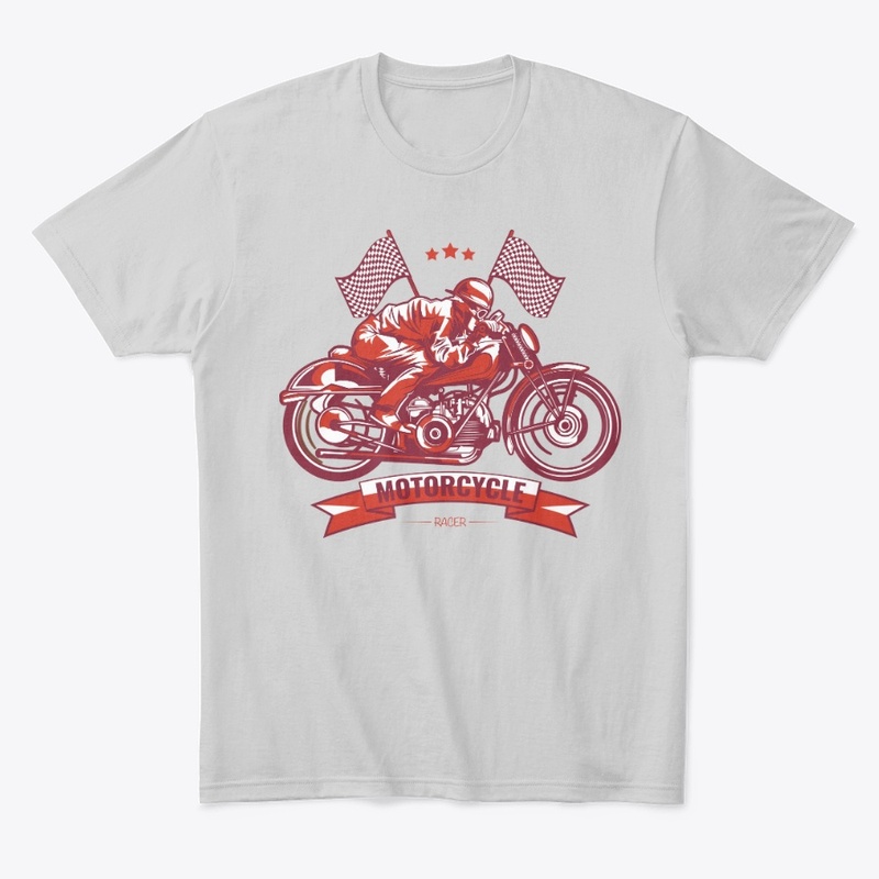 Motorcycle Racer T-shirt Design