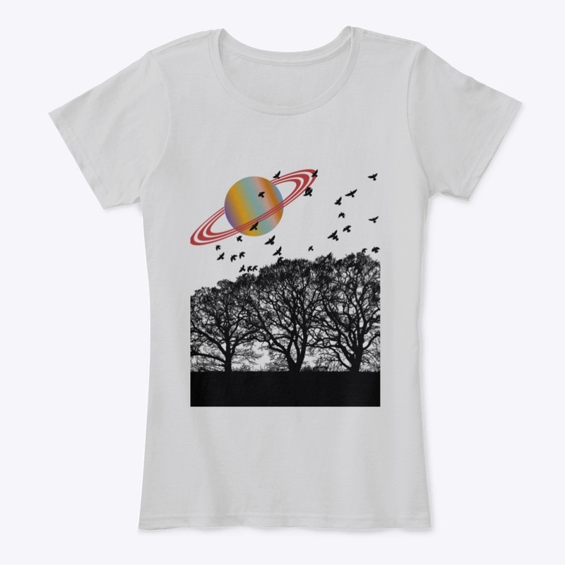 Saturn in the Night Sky