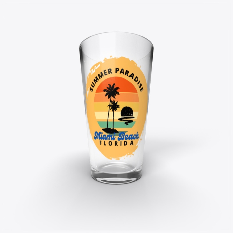 Miami Beach Summer Paradise T-Shirt