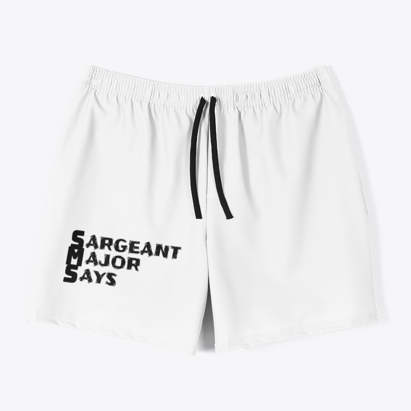 Sergeant Major Says 3884 - All-Over Print Men's Swim Trunks - All-Over Print Men's Swim Trunks - All-Over Print Men's Swim Trunks - All-Over Print Men's Swim Trunks