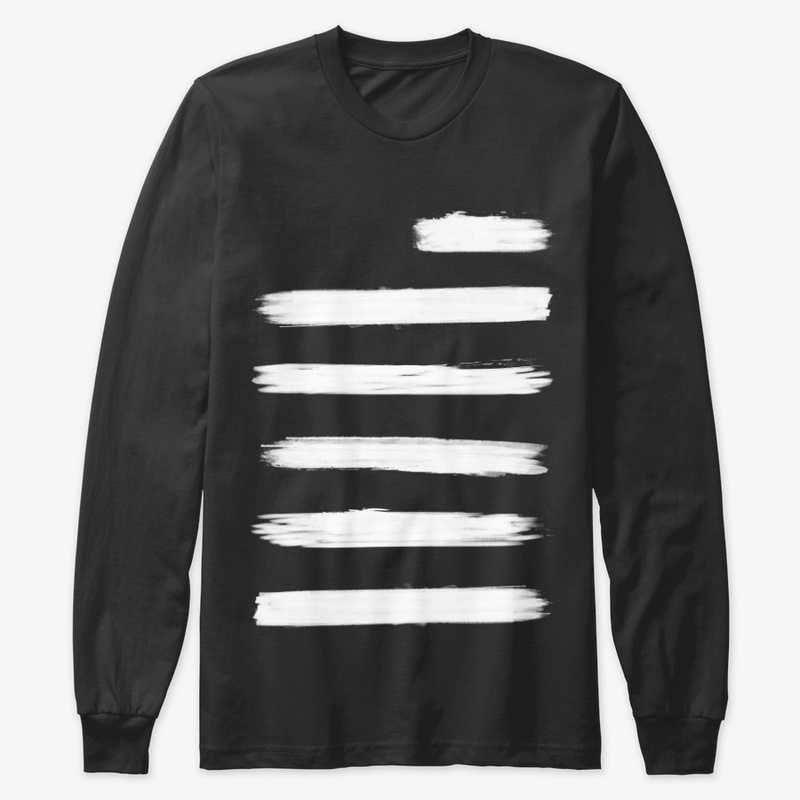 "striped" (white)