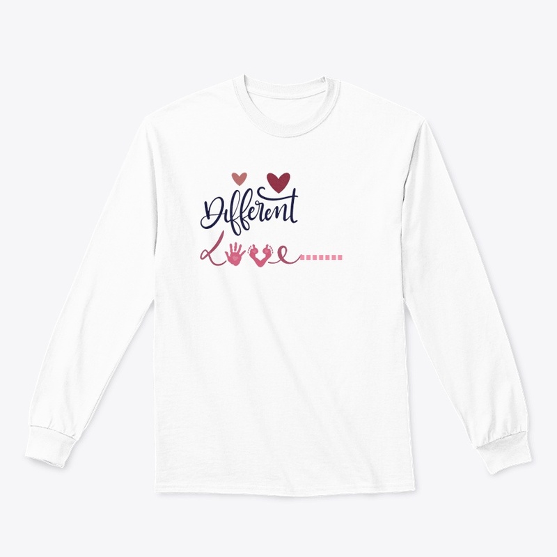 different love tshirt for girls and boys