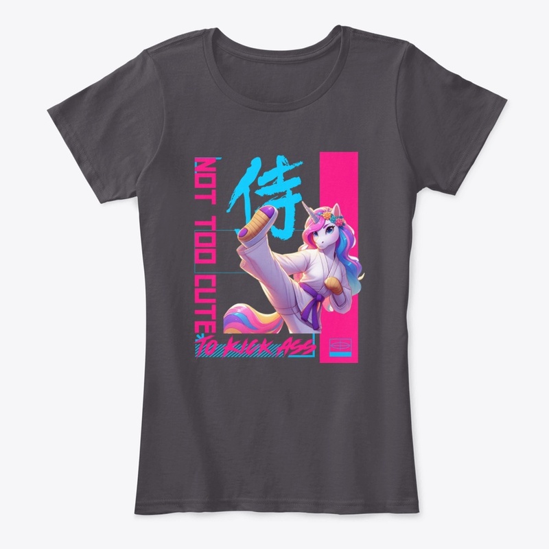 Karate Girl Shirt -Not Too Cute to Kick 