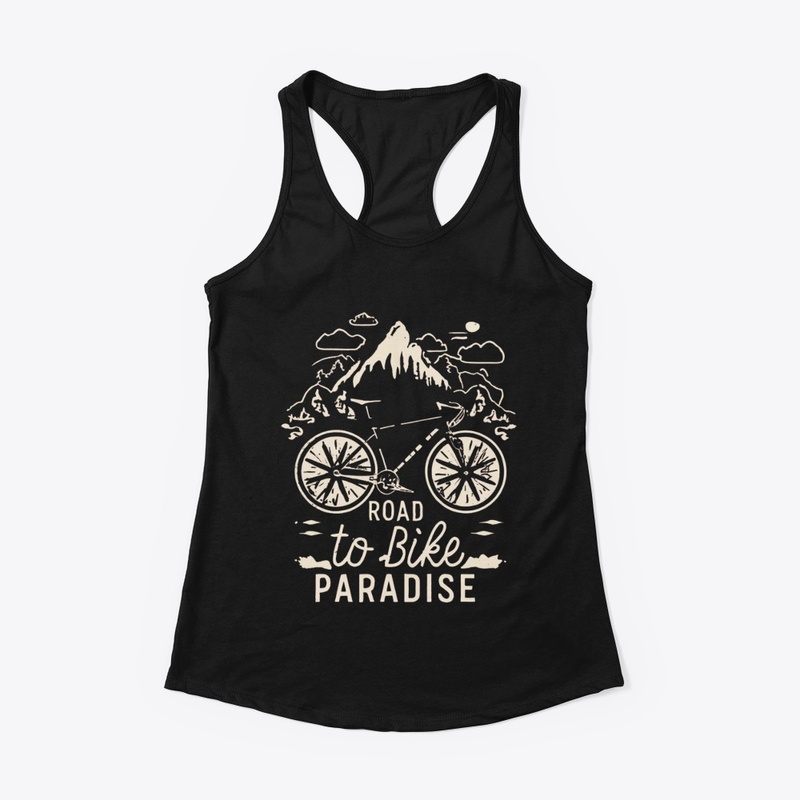 Road to bike paradise-mountain bike
